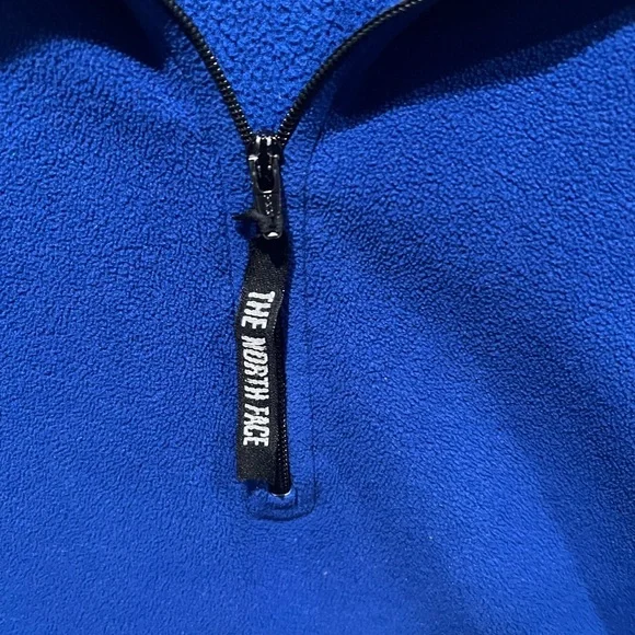 The North Face Royal Blue Half-Zip Fleece Size Small Men’s EUC - Picture 2 of 5